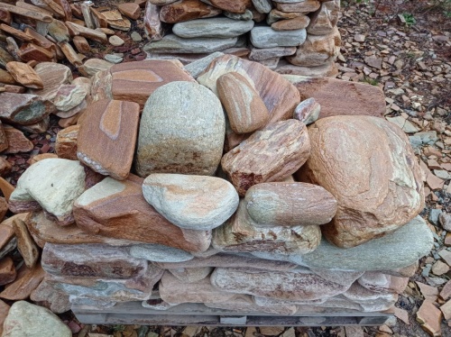 Златолит жёлтый, жёлто-зелёный глыбки и валуны для ланшафтного дизайна купить в Республике Коми