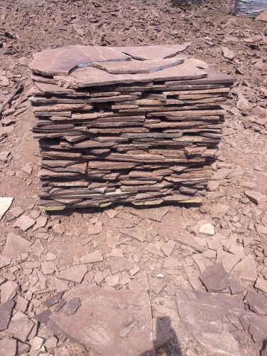 Плитняк лемезит бордовый для цоколя 1,5-2 см купить в Республике Коми