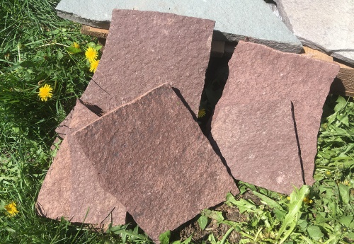 Плитняк лемезит бордовый для цоколя 1,5-2 см купить в Республике Коми