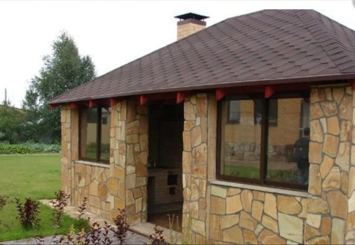 Плитняк златолит жёлтый золотистый для фасада 1,5-3см купить в Республике Коми