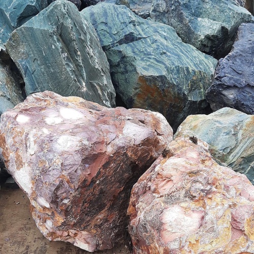 Ландшафтные глыбы красно-фиолетовые 200-1000 килограмм купить в Республике Коми