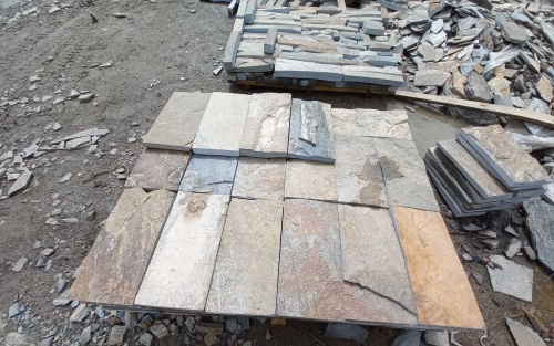 Плитка пилёная златолит Уральский для фасада купить в Республике Коми