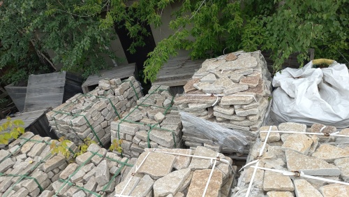 Гранитный плитняк галтованный для парковки купить в Республике Коми