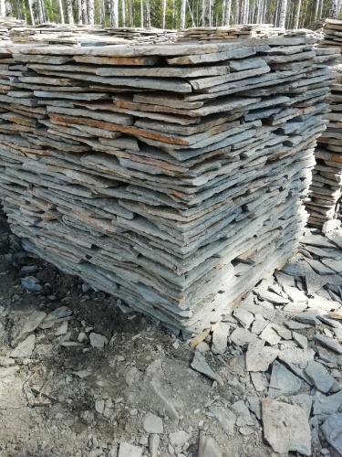 Плитняк златолит Уральский для цоколя, отмостки купить в Республике Коми